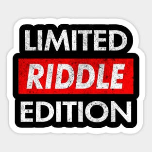 Riddle Sticker